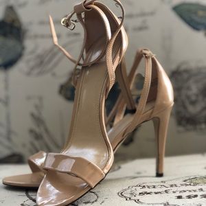 Nude Strapped Heel